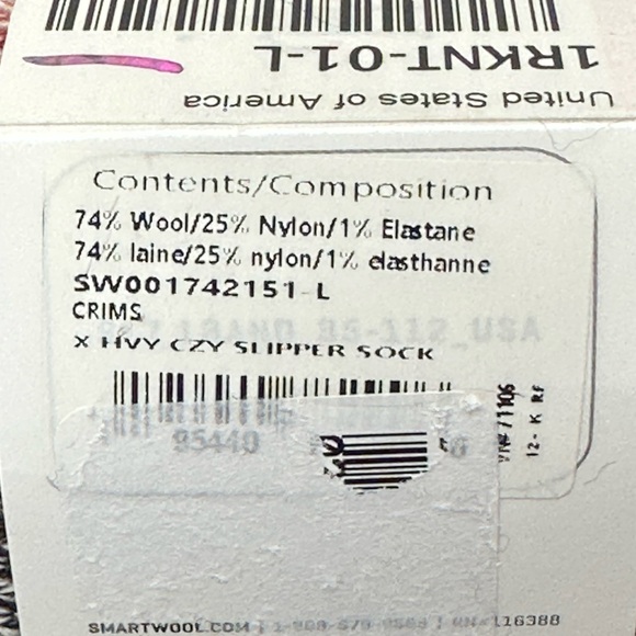 Smartwool Thick Chunky Crew Socks L Unisex M9-11.5 W10-12.5 Extra Heavy Cushion - Picture 6 of 10